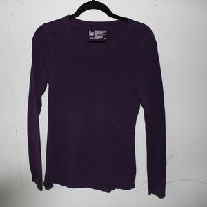 Plain Purple Long sleeve top